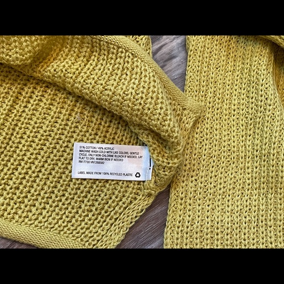 NEW WITH TAGS Wild Fable Citron Crop Sweater (XS) - Picture 7 of 9